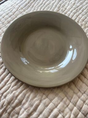 Pottery Barn Warm Taupe Glazed Sausalito Ceramic Dinner plates - Set of 2